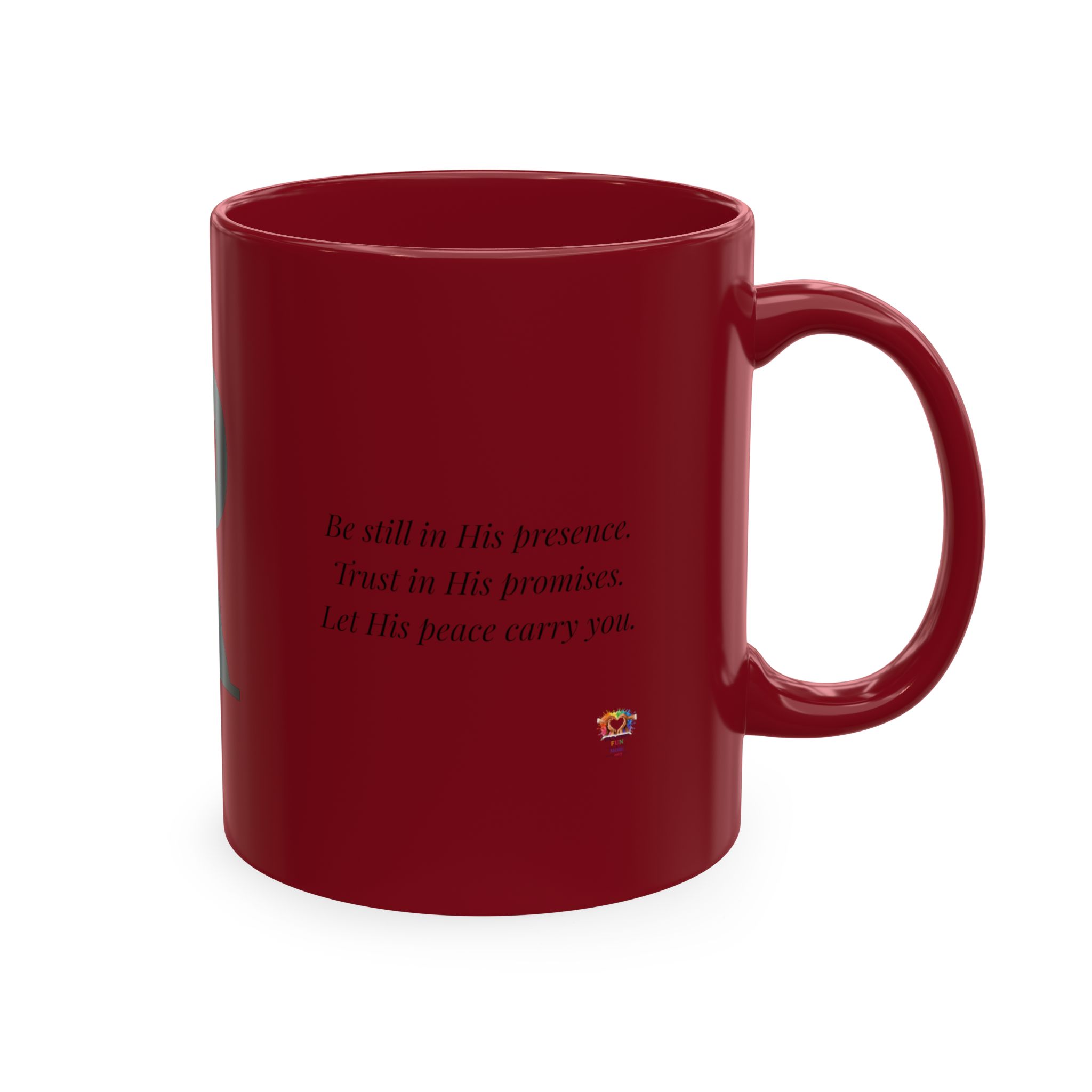 Personalized Initial Christian Coffee Mug | Isaiah 43:2 | 10 DIFFERENT COLORS Faith & Encouragement Gift - Image 24