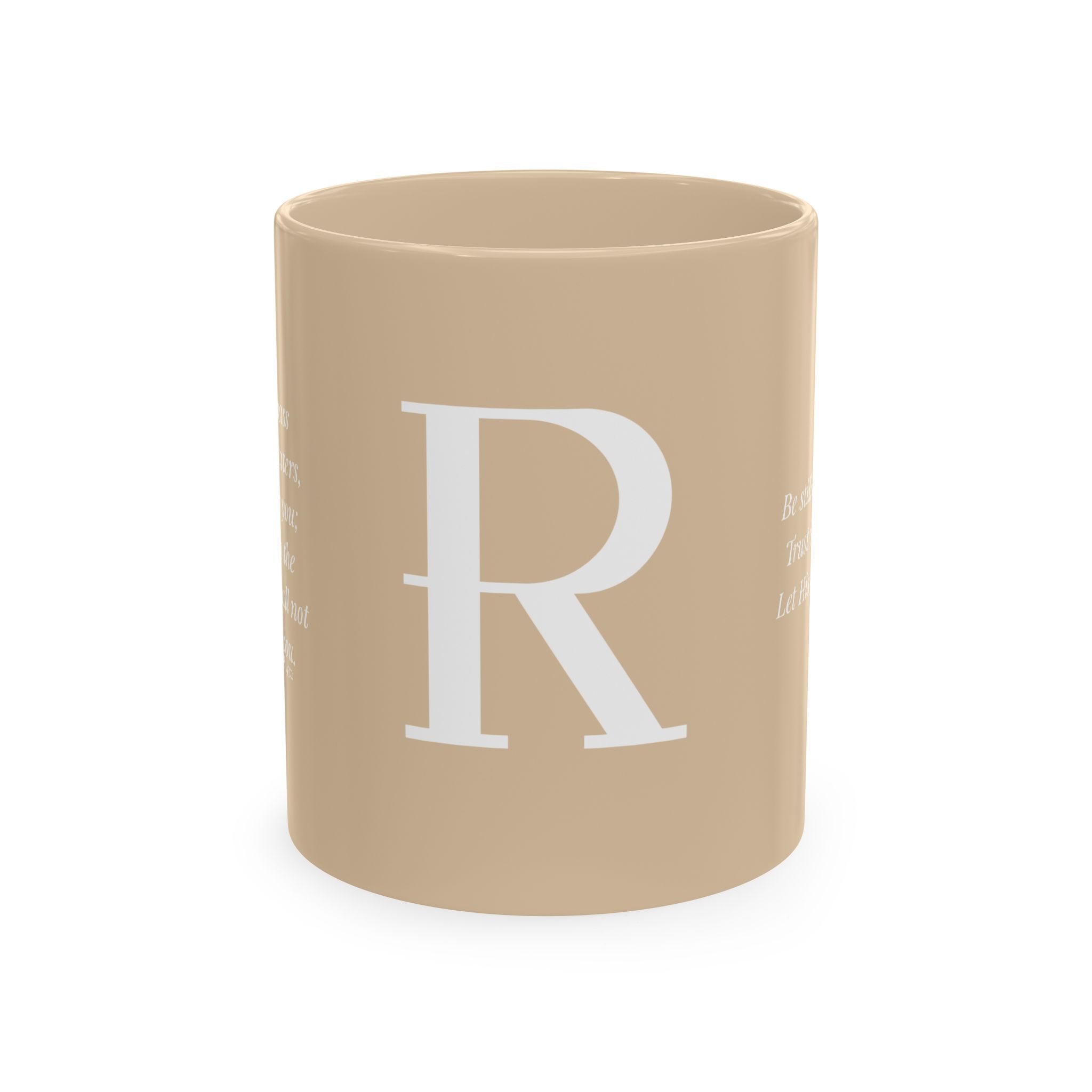 Personalized Initial Christian Coffee Mug | Isaiah 43:2 | 11 DIFFERENT COLORS Faith & Encouragement Gift - Image 13