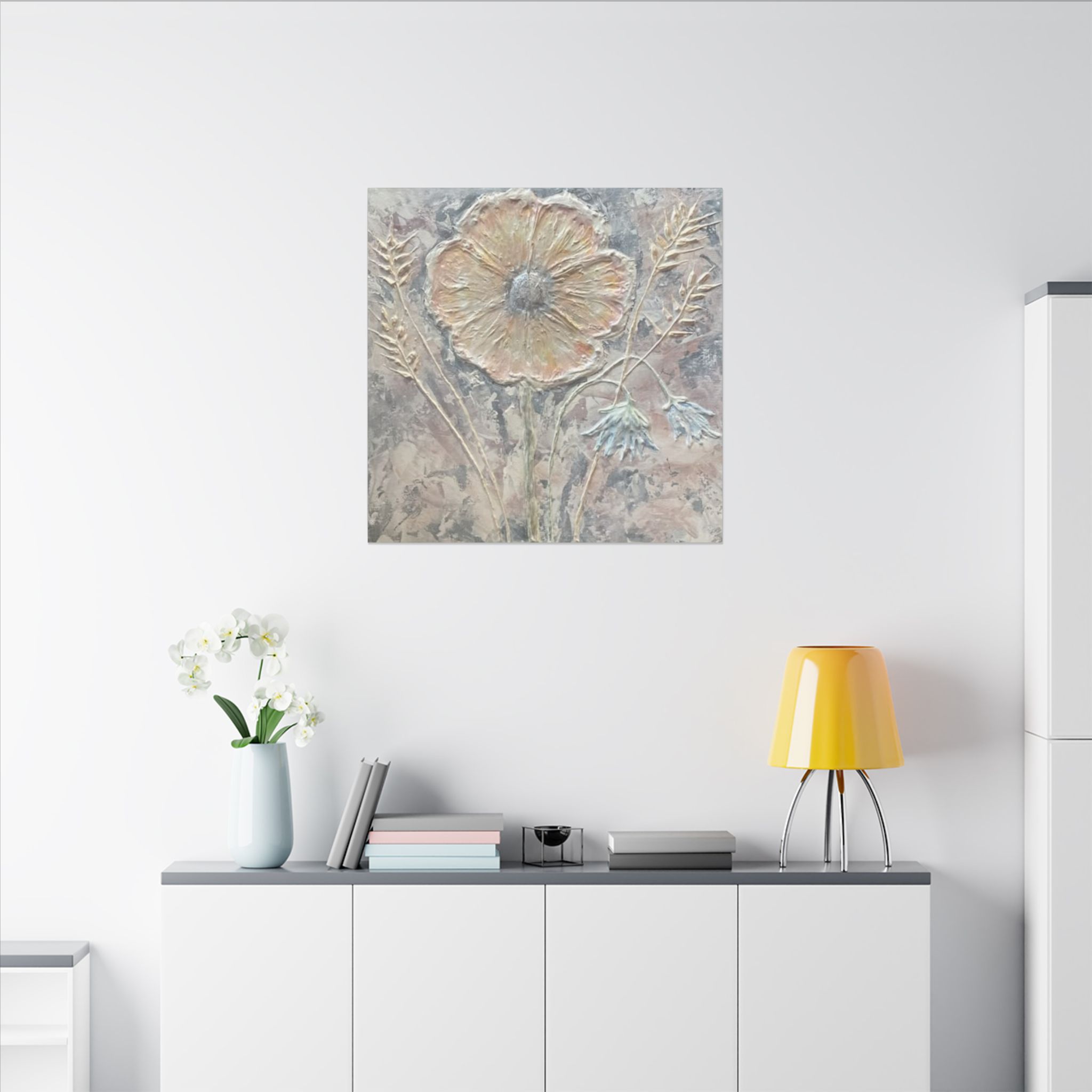 Champagne Blossom – Floral Canvas Art Print | Painting Fun & More - Image 12