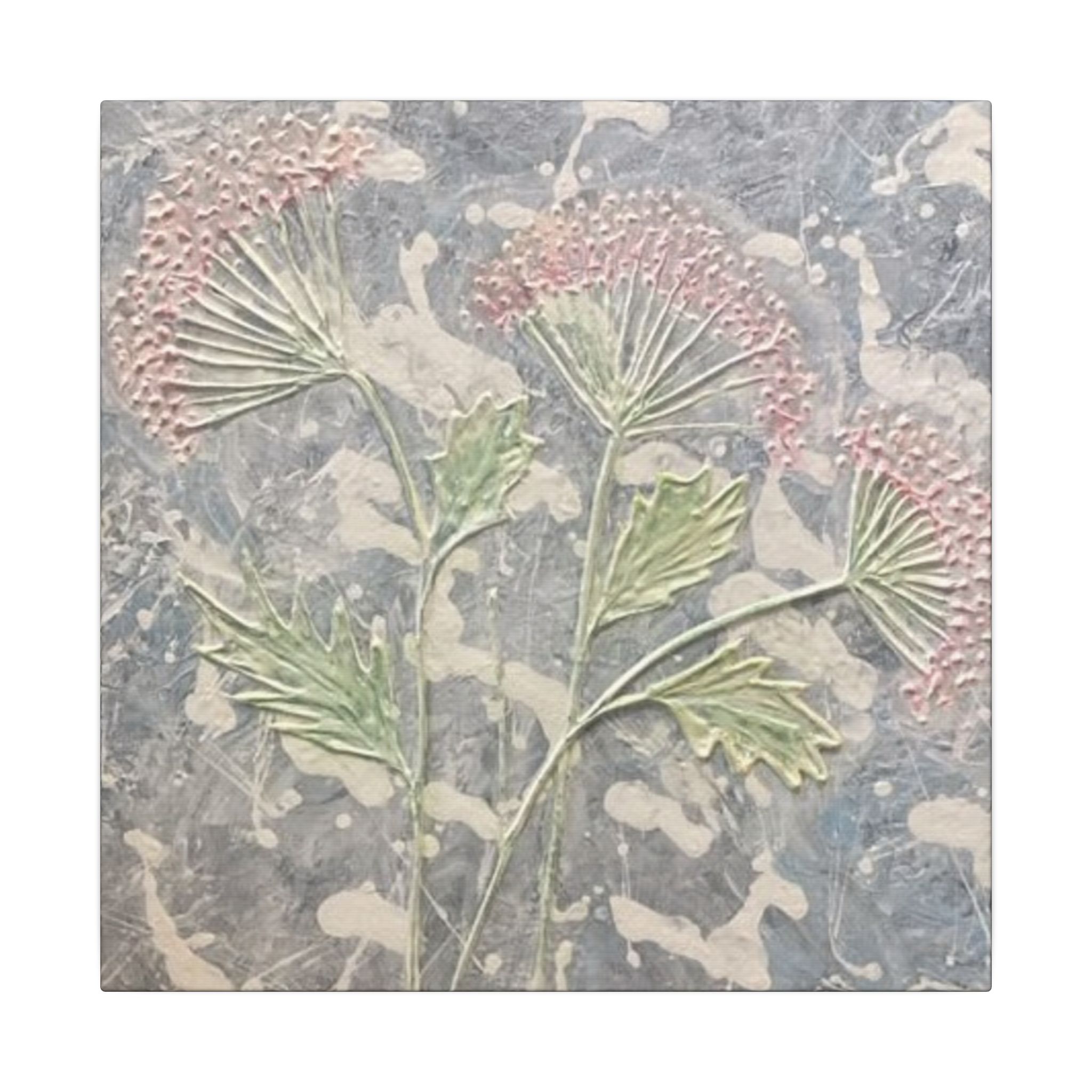 Blush Wildflowers – Floral Canvas Wall Art Print | Painting Fun & More - Image 5
