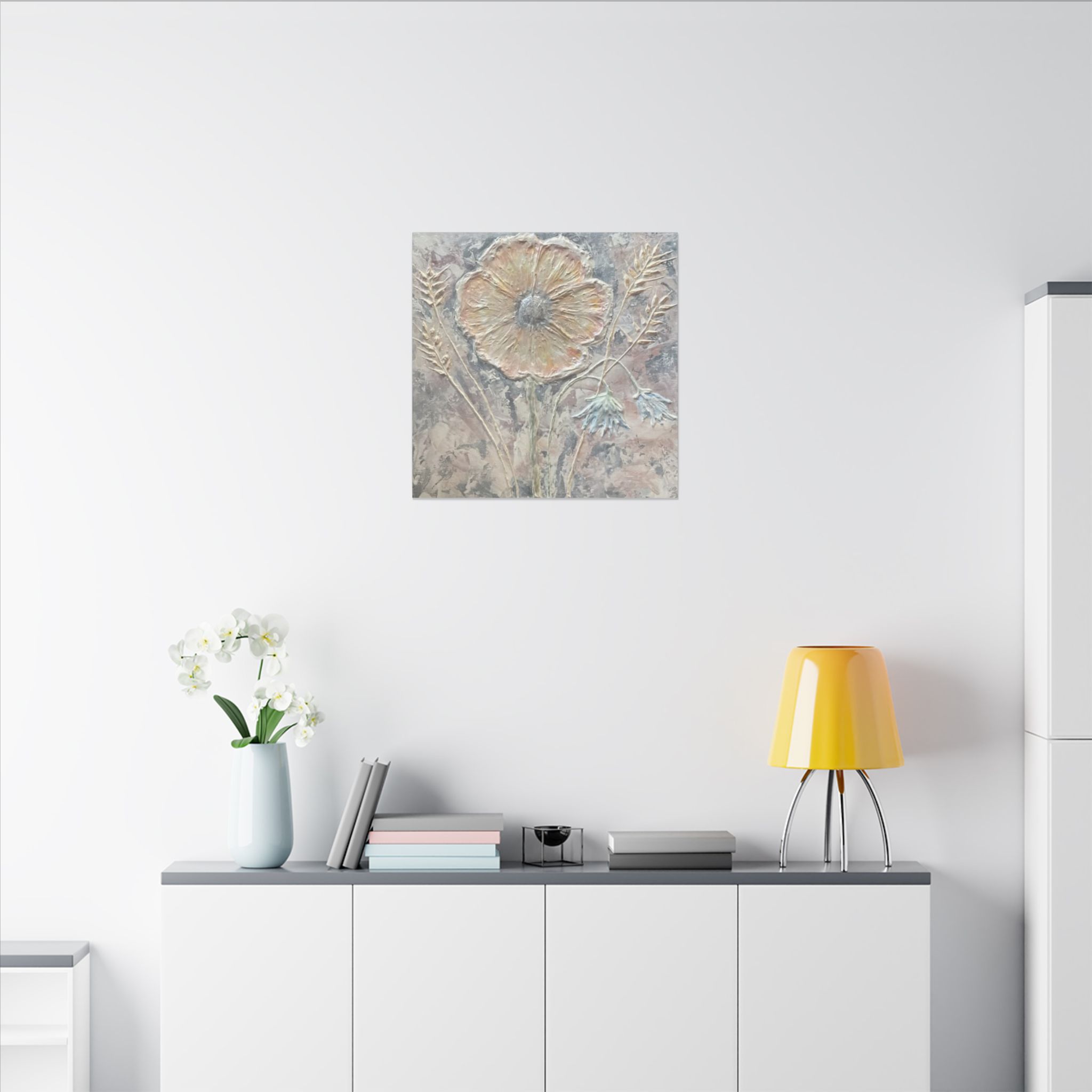 Champagne Blossom – Floral Canvas Art Print | Painting Fun & More - Image 16