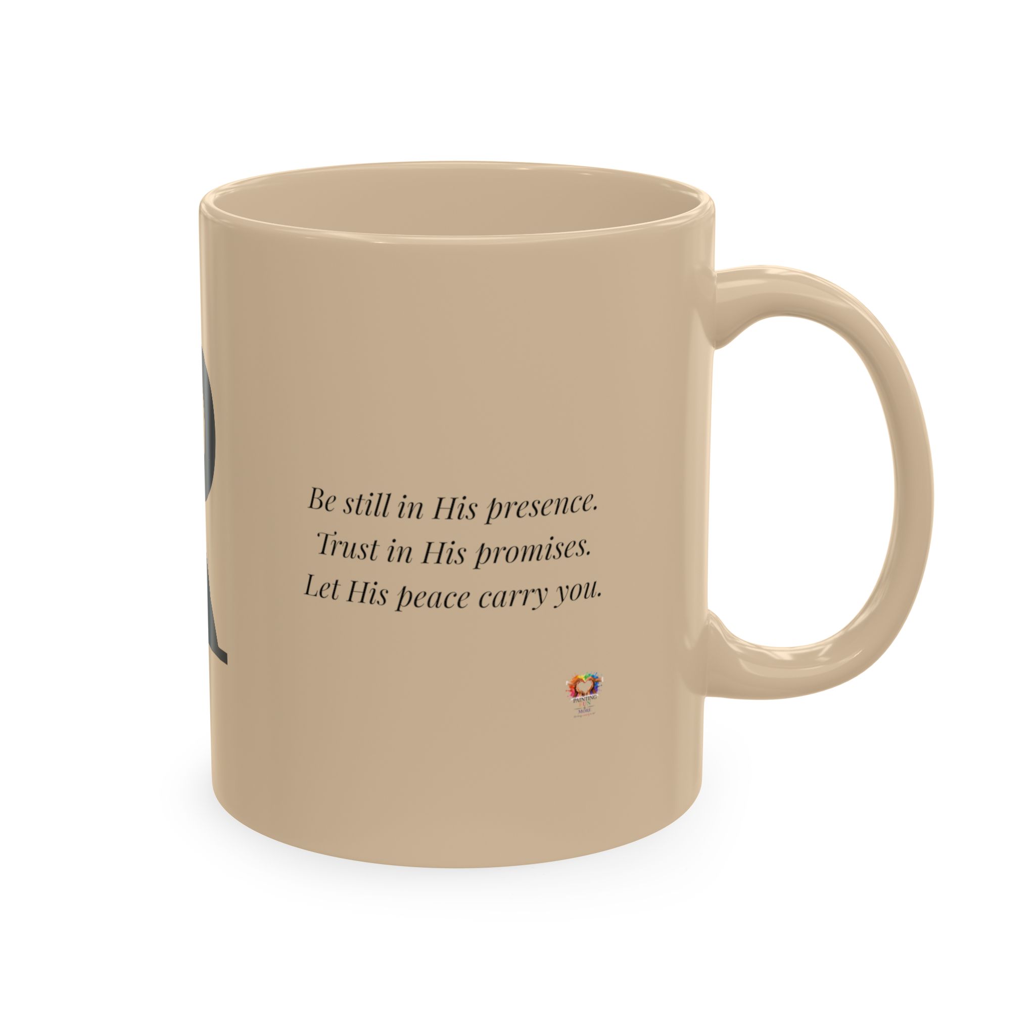 Personalized Initial Christian Coffee Mug | Isaiah 43:2 | 10 DIFFERENT COLORS Faith & Encouragement Gift - Image 4