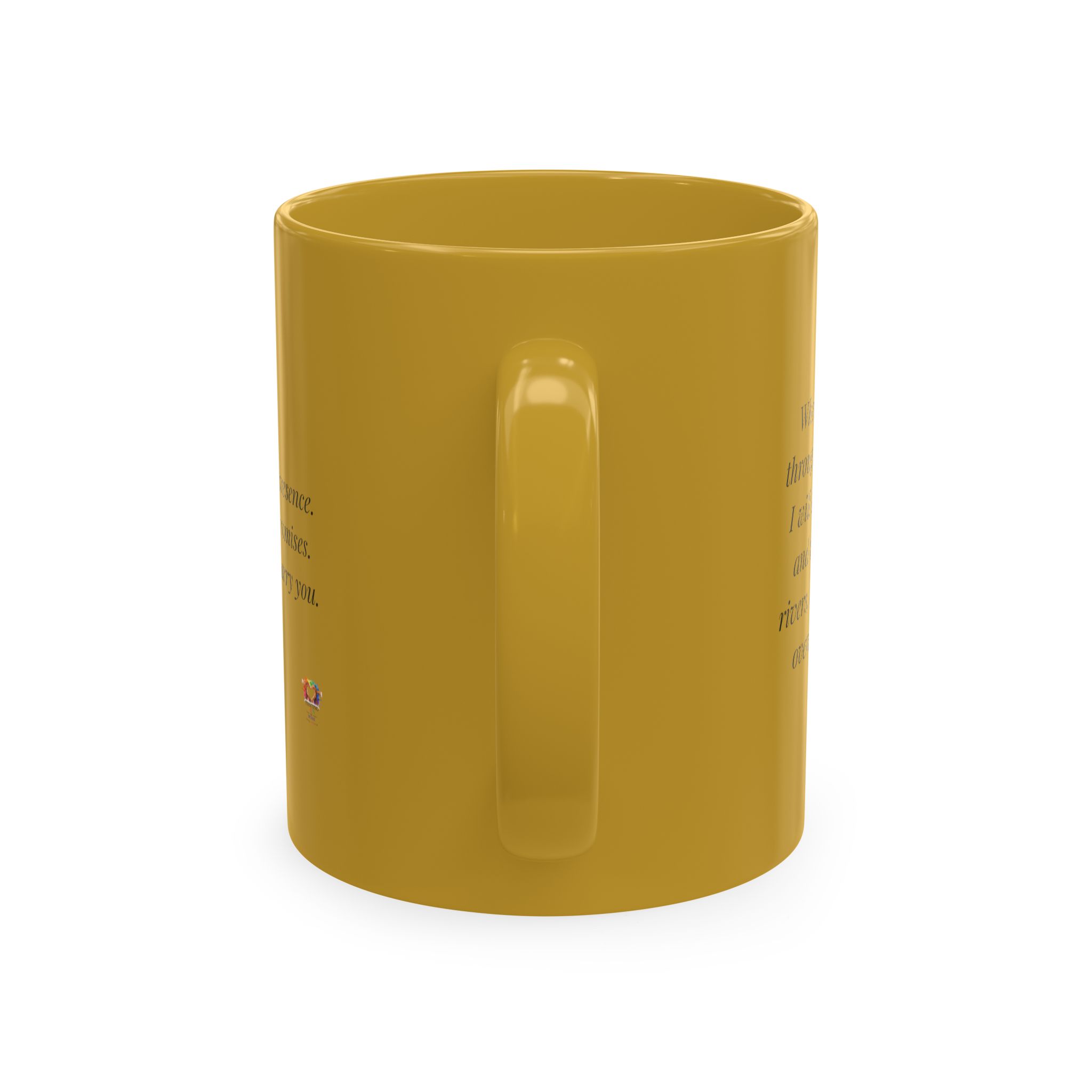 Personalized Initial Christian Coffee Mug | Isaiah 43:2 | 10 DIFFERENT COLORS Faith & Encouragement Gift - Image 19