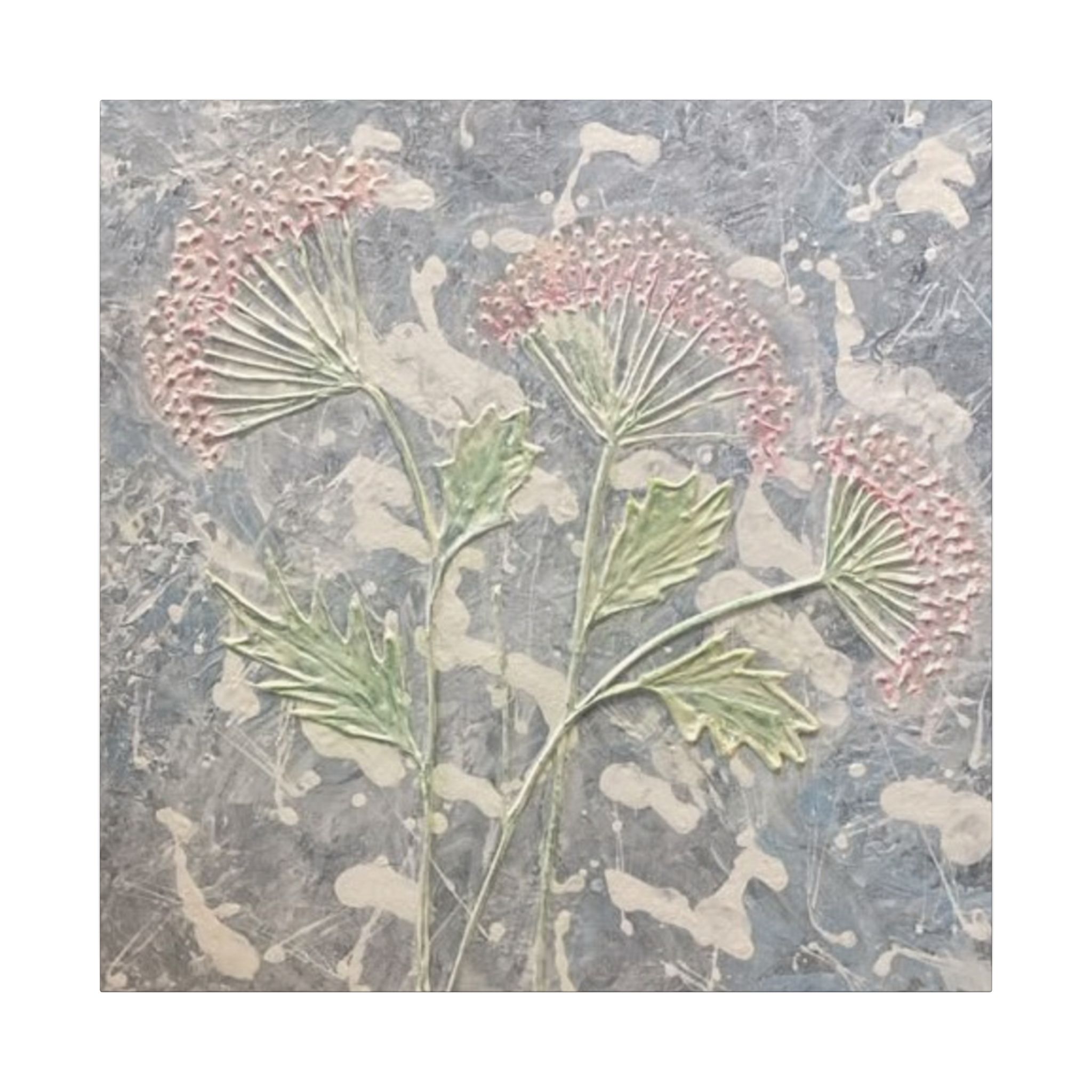 Blush Wildflowers – Floral Canvas Wall Art Print | Painting Fun & More - Image 9