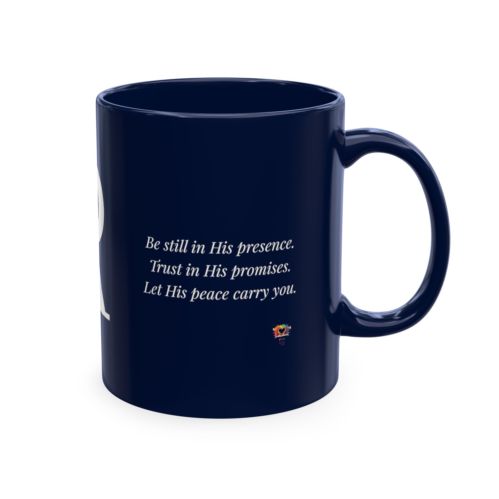 Personalized Initial Christian Coffee Mug | Isaiah 43:2 | 11 DIFFERENT COLORS Faith & Encouragement Gift - Image 4