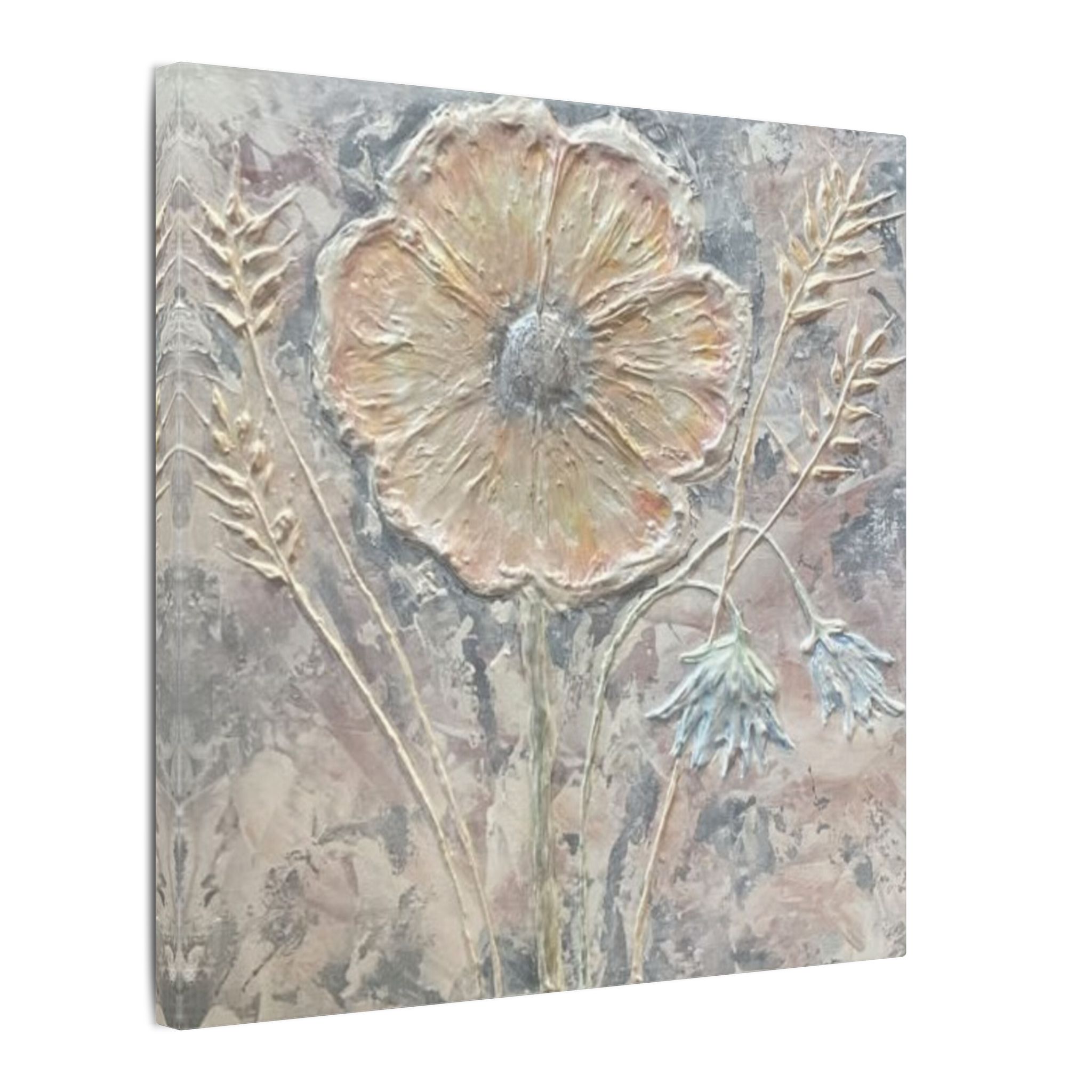 Champagne Blossom – Floral Canvas Art Print | Painting Fun & More - Image 6