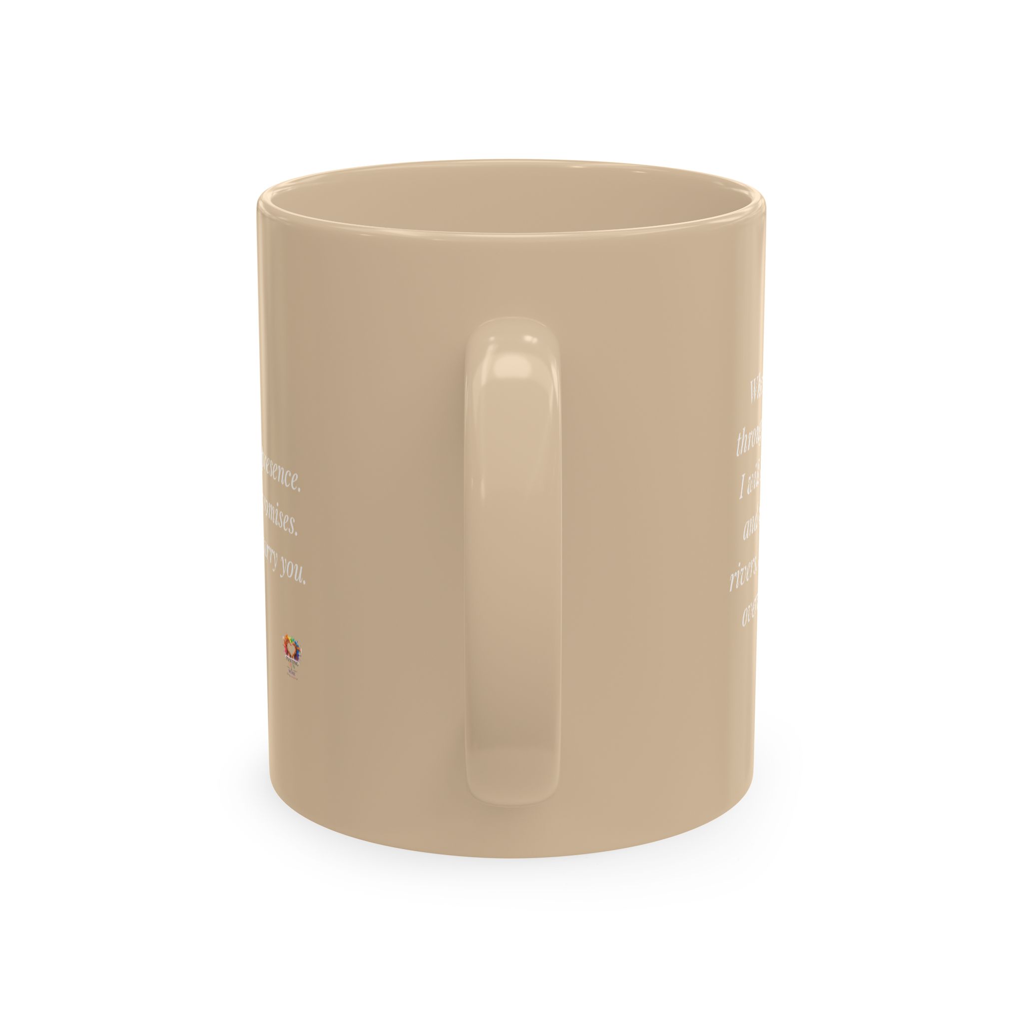 Personalized Initial Christian Coffee Mug | Isaiah 43:2 | 11 DIFFERENT COLORS Faith & Encouragement Gift - Image 15