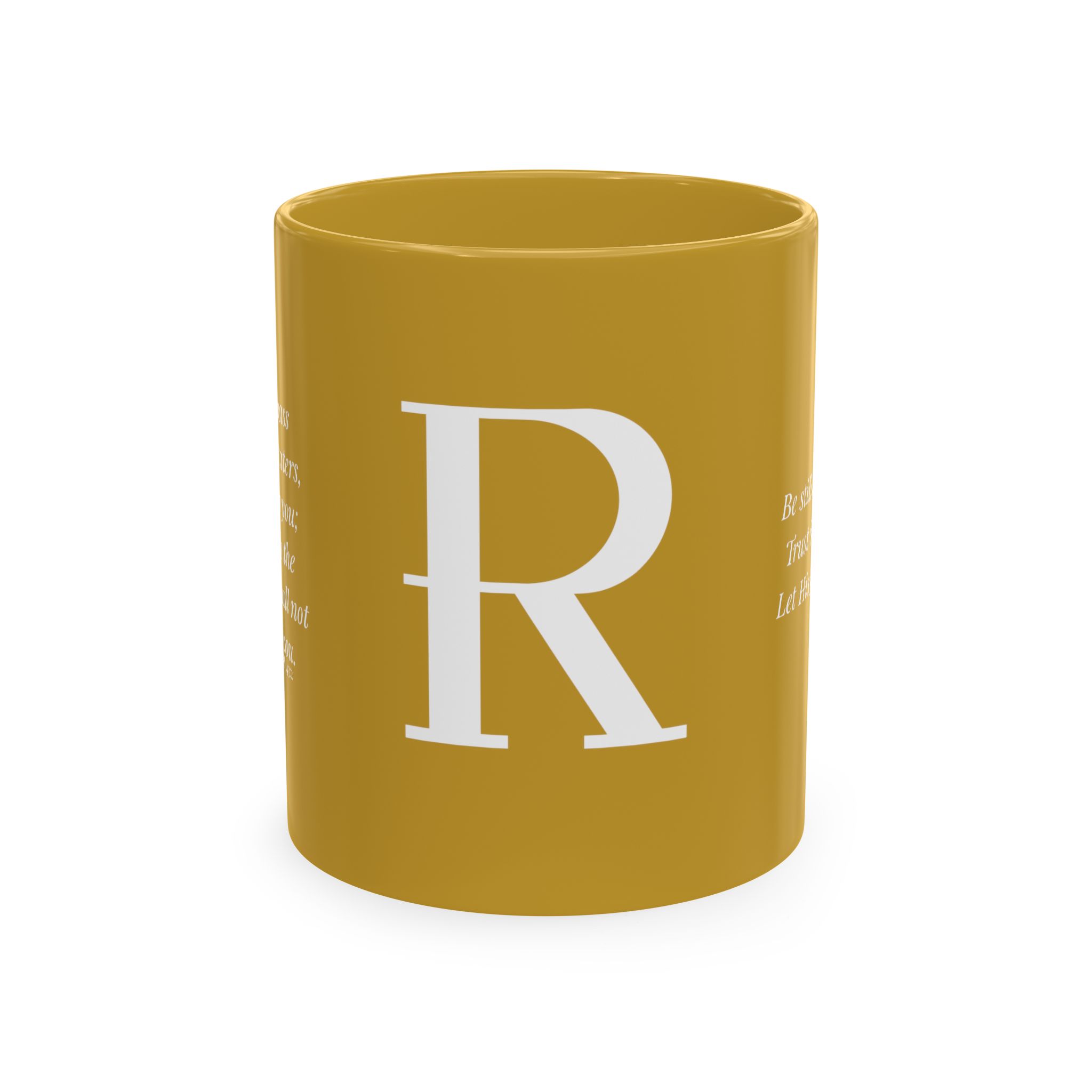 Personalized Initial Christian Coffee Mug | Isaiah 43:2 | 11 DIFFERENT COLORS Faith & Encouragement Gift - Image 17