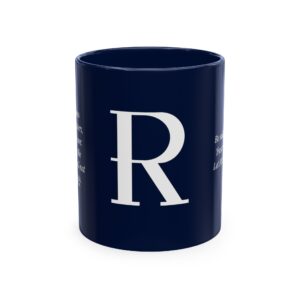 Personalized Initial Christian Coffee Mug | Isaiah 43:2 |  11 DIFFERENT COLORS  Faith & Encouragement Gift
