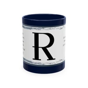 Personalized Initial Christian Coffee Mug | Isaiah 43:2 |  Faith & Encouragement Gift