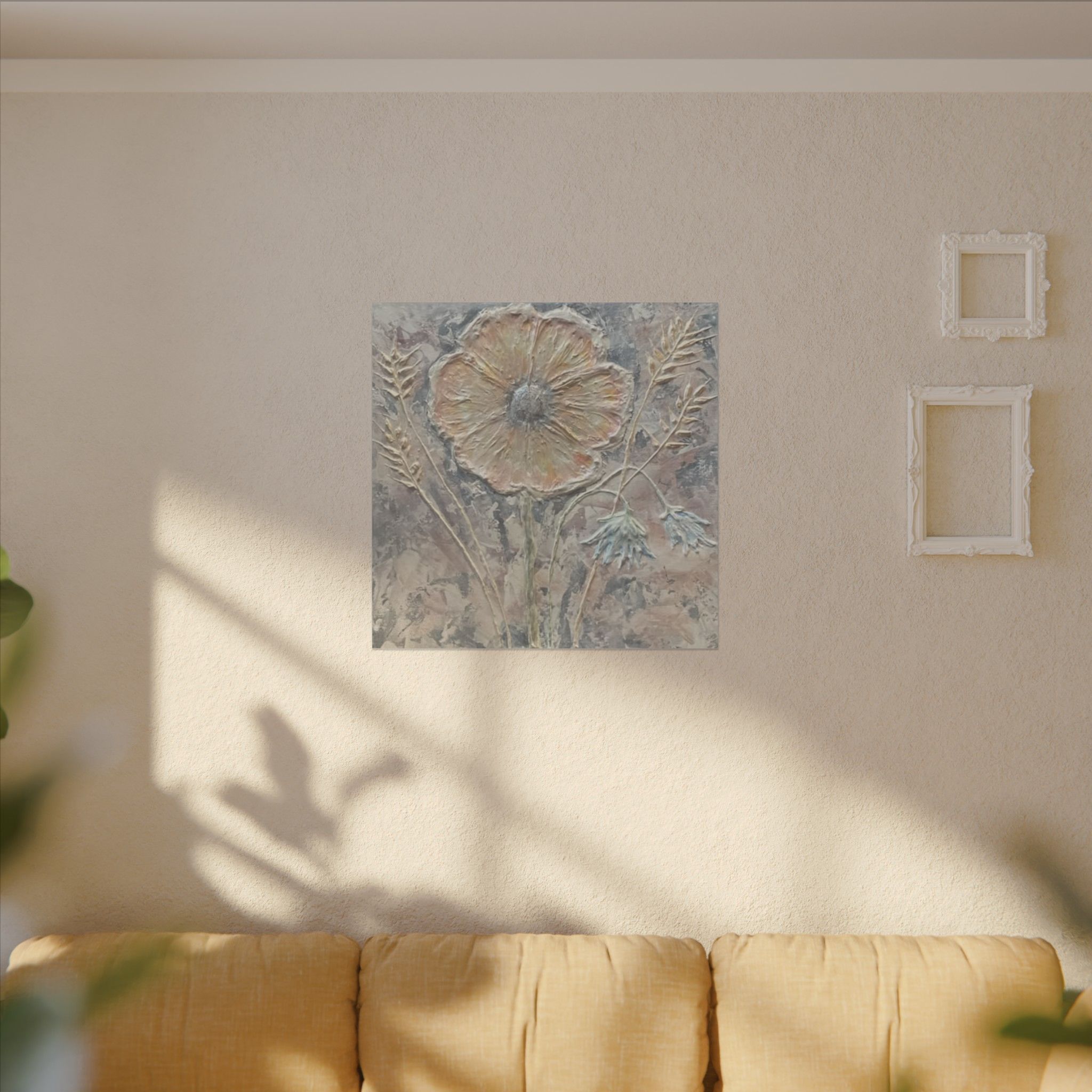 Champagne Blossom – Floral Canvas Art Print | Painting Fun & More - Image 11