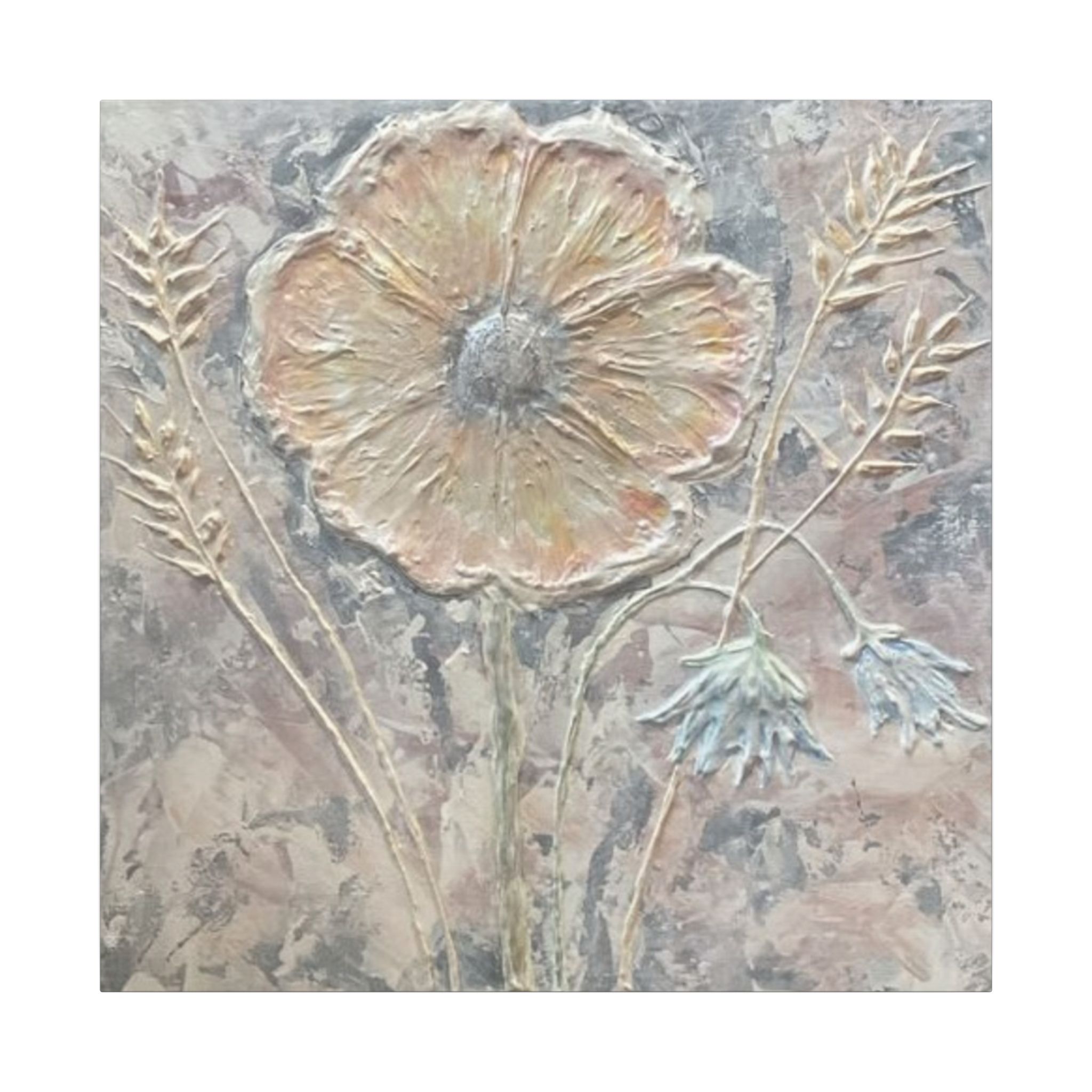 Champagne Blossom – Floral Canvas Art Print | Painting Fun & More - Image 9