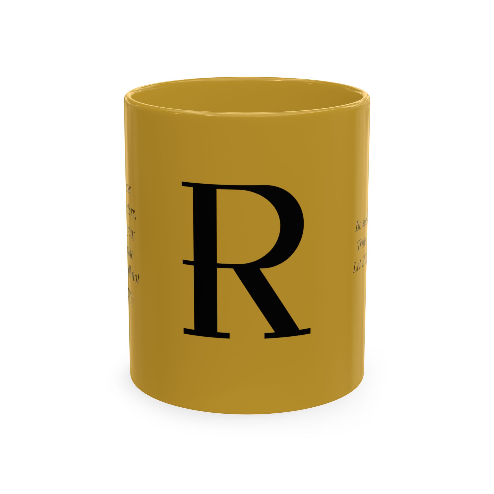 Personalized Initial Christian Coffee Mug | Isaiah 43:2 | 10 DIFFERENT COLORS Faith & Encouragement Gift - Image 17