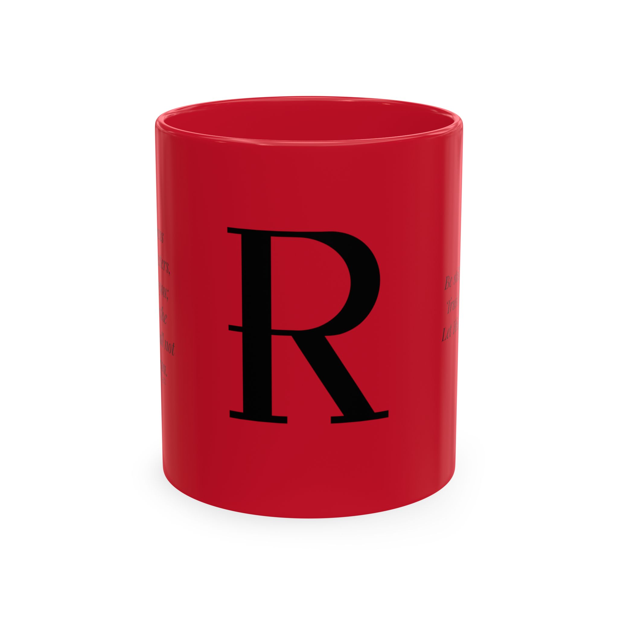 Personalized Initial Christian Coffee Mug | Isaiah 43:2 | 10 DIFFERENT COLORS Faith & Encouragement Gift - Image 37